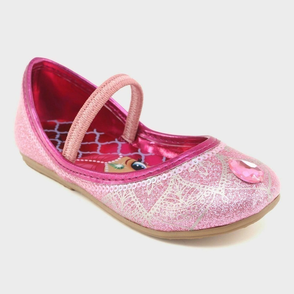 Shimmer and Shine Shoes Ballet Flats Pink‎ Toddler Girls' size 5